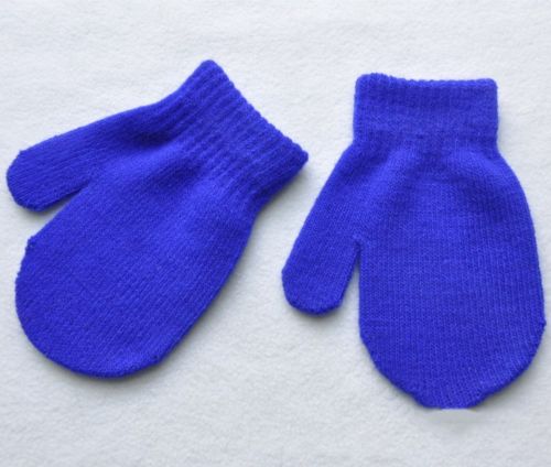 Inverno Luvas Quentes Mittens Luvas de Algodão Macio Da Criança Do Bebê Pena Crianças Luvas De Toque Suave Das Meninas Dos Meninos Inverno Quente Um Tamanho 7 cor