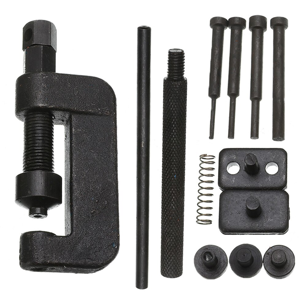 Motorcycle Chain Breaker Tools For breaking and joining 420-630 rear drive chains motorcycle Chain Breaker Riveting Tool Set: Default Title