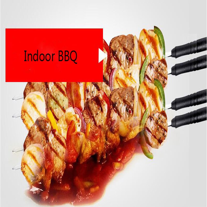 Household automatic rotating grill electric rotating bbq grill Indoor Vertical grill smokeless electric burn oven FOR BBQ