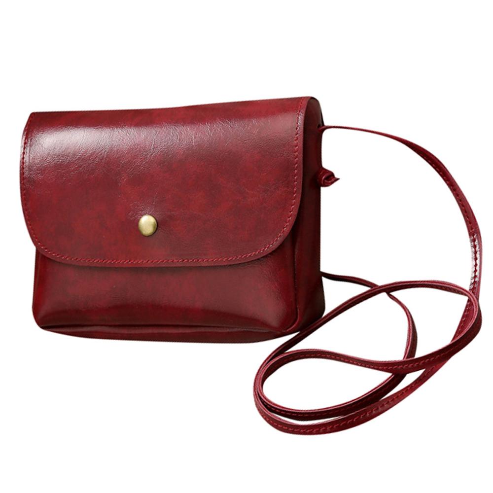 Crossbody tasker til kvinder dame skuldertaske afslappet studerende street populær håndtaske bolsa feminina  #3 o 30: Vin