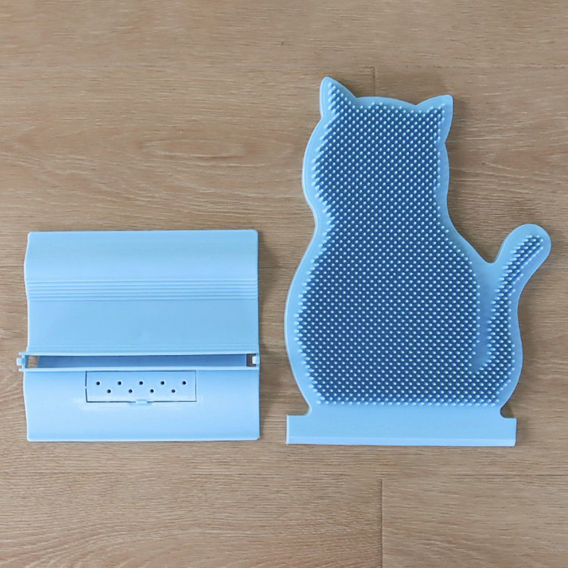 Cats Brush Self Massage Groomer Comb Cat Rubs The Face With Tickling Comb Wall Groomers Soft Grooming Brush Cat Accessories