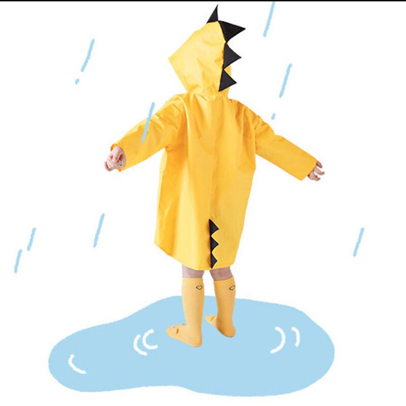 Mode Outdoor Leuke Dinosaurus Polyester Kids Regenjas Waterdichte Kinderen Ondoordringbare Poncho Baby Jongens Meisjes Regen Jas CT053