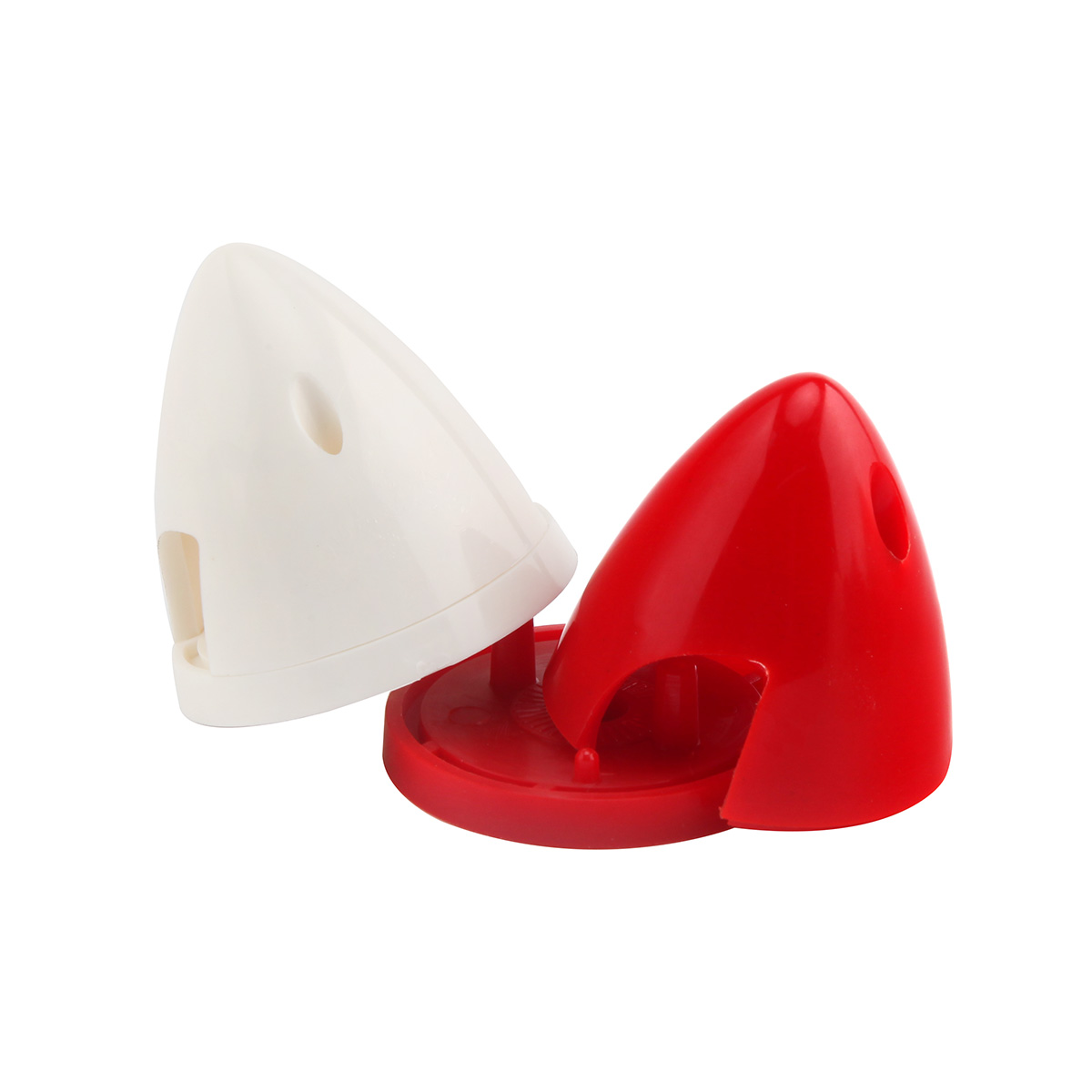 1 pieza de plástico de nailon RC avión hélice Spinner rojo/blanco 1,5 "/1,75"/2 "/2,25"/ 3 "/ 3,25 "/3,5"/3,75 "/4" pulgadas