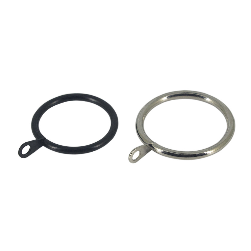 12/24pcs Metal Curtain Rings Hanging Hooks For Hold Curtains Draperies Shower Curtain French Curtain Home Improvement Tools
