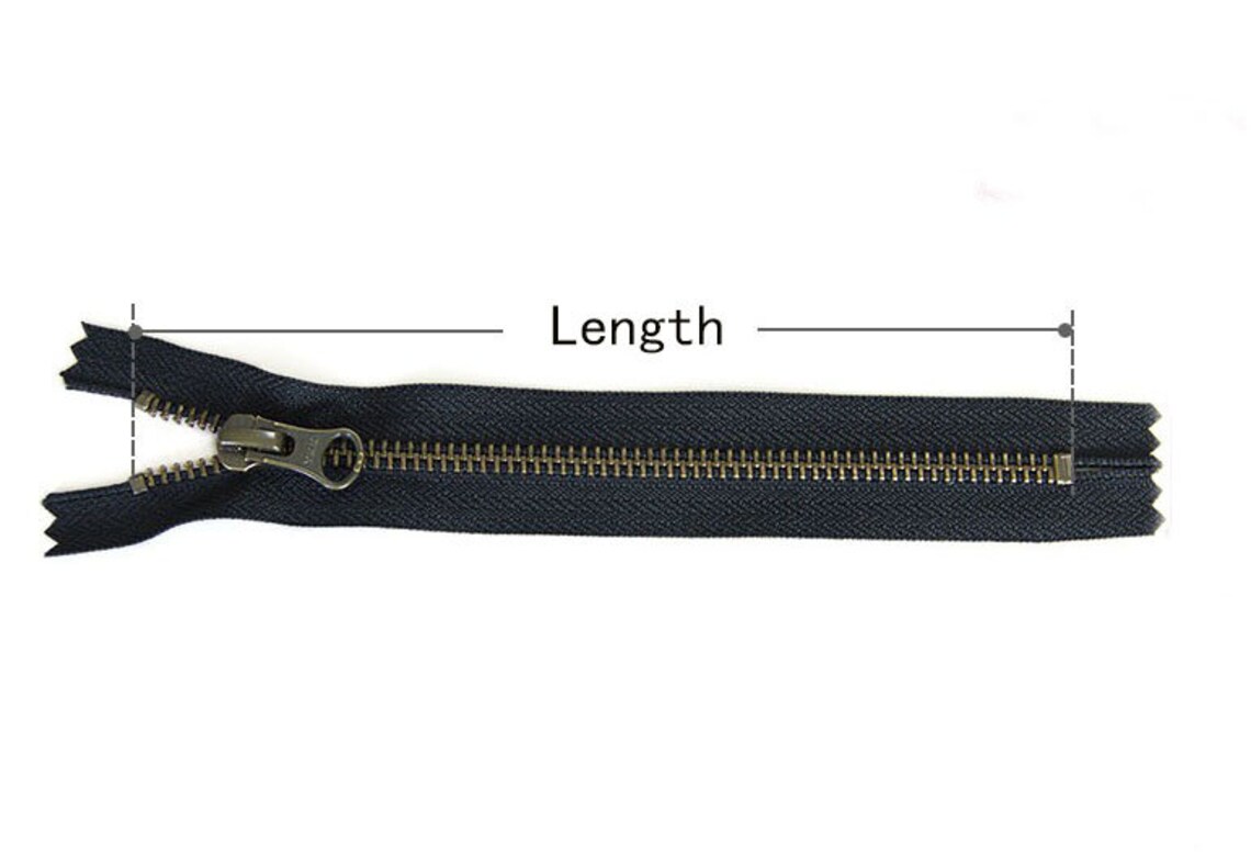 1 stücke YKK 5 # Metall Bronze- Reißverschluss nah dran-Ende Auto sperren DIY Tasche Geldbörse Stiefel Zipppers Bekleidungs Zubehör