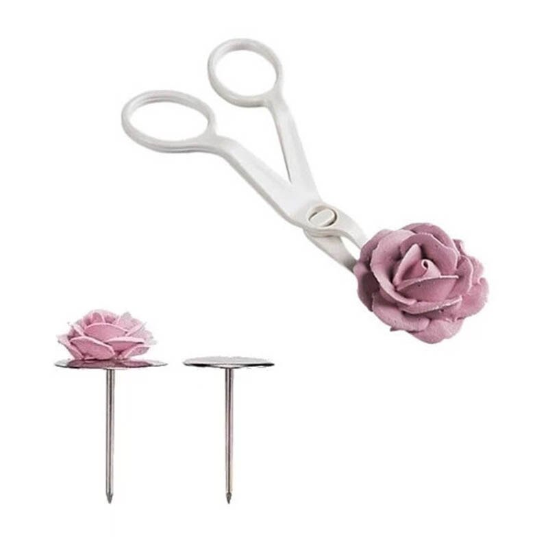 Bakken Accessoires Gebak Gereedschap Cake Nagels Set Icing Modellering Rose bloemen Cake Buttercream Levert Taart Schaar