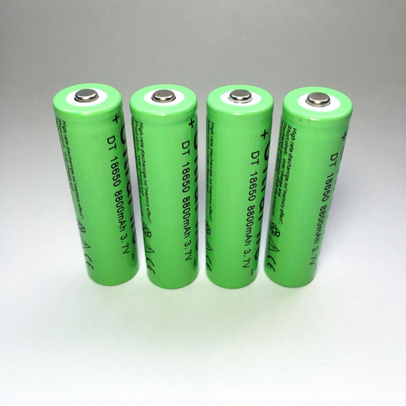1pcs/lot 8800mah 18650 rechargeable battery 3.7v li ion bateria - 1-20pcs lithium ion battery Series connection