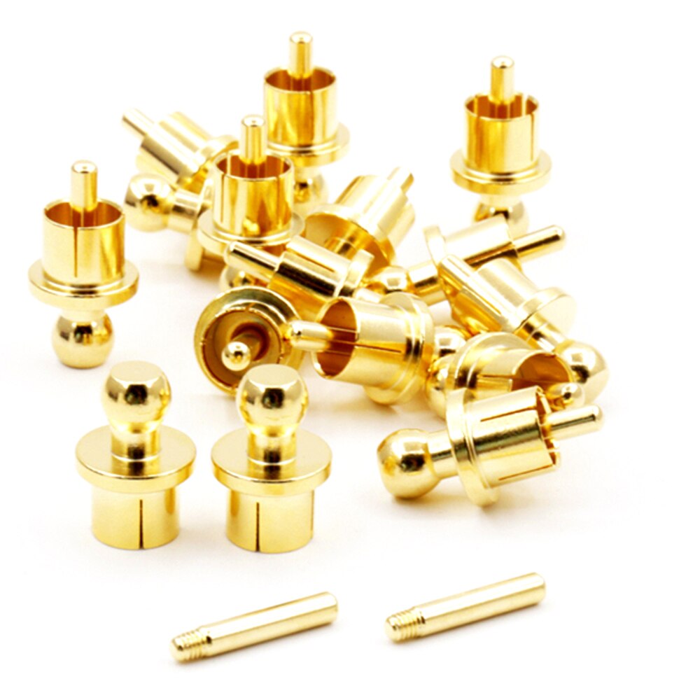 RCA Cap Dustproof Noise Stopper - Brass Connector Protection Caps