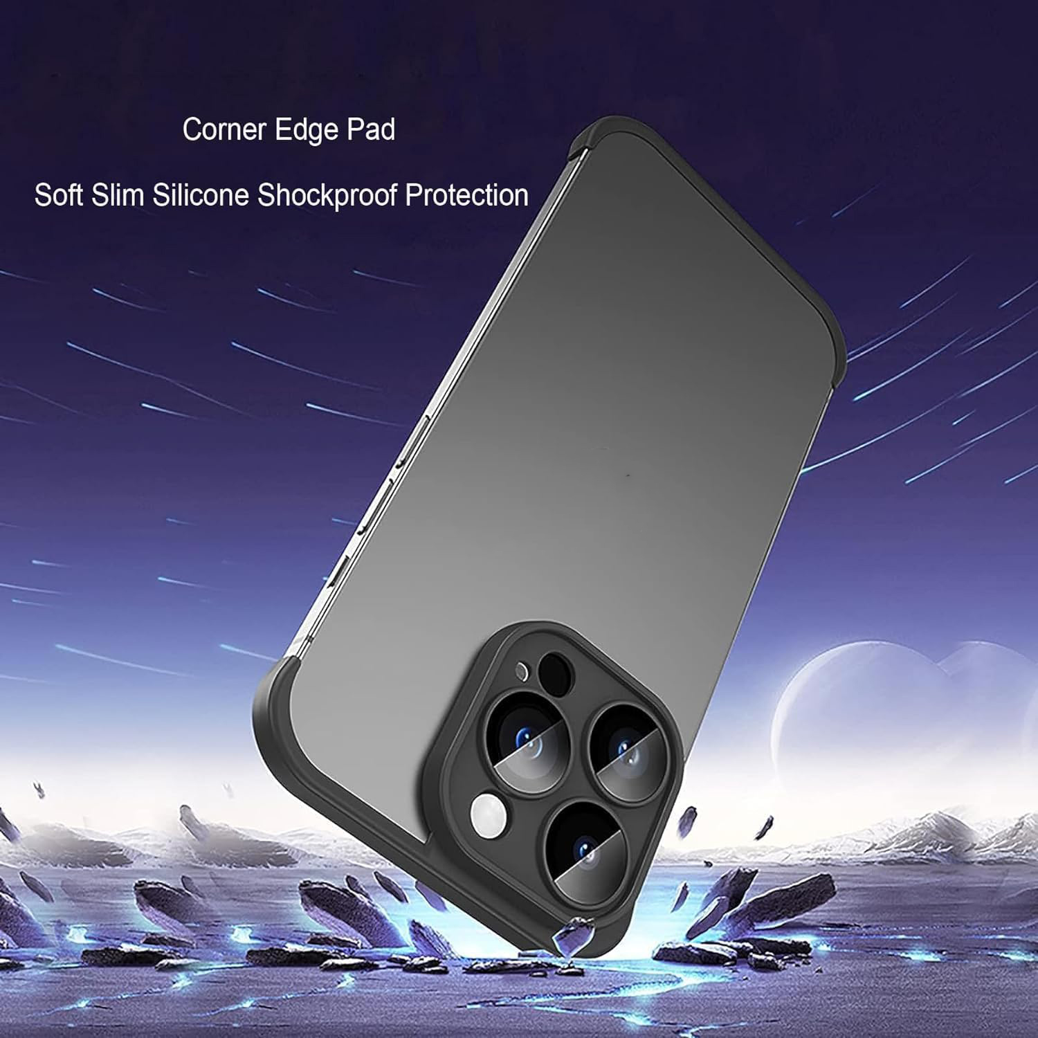 Bumper Case Camera Lens Protector For iPhone 17 Air 16 15 Pro Max 14 Plus 13 15Pro 14Pro 17Pro 16pro Frameless Cover Accessories