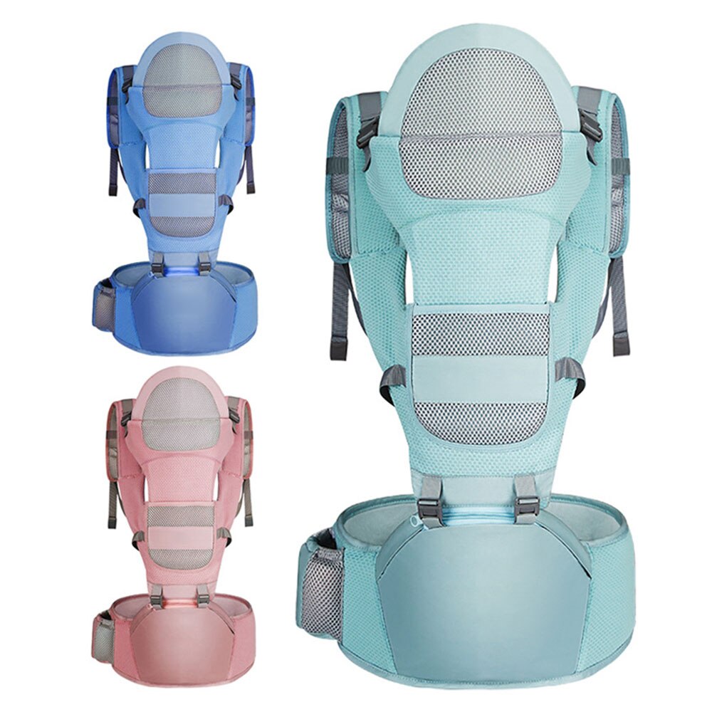 Baby Multifunctionele Carrier Met Hip Seat Voor Baby 'S Kinderen Van 0-36 Maanden Katoen Mesh Ademende Stof met Padding