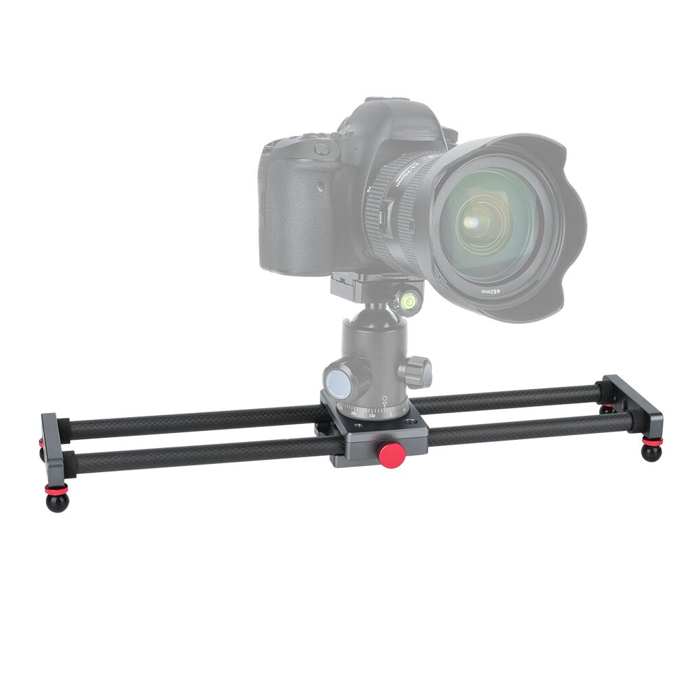 40Cm Carbon Lichtgewicht Fotografie Track Slider Rail Met 1/4in 3/8in Schroef Hole Air Lev