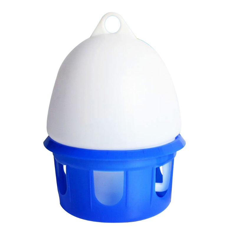 Bebedero automático para palomas para pájaros, bebedero portátil con mango, plástico duradero, fácil de llenar, botella de agua: 4L