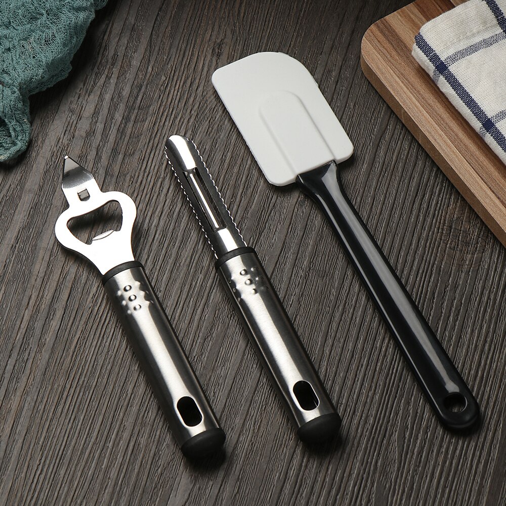 22 Pcs Cooking Utensil Set Stainless Steel Kitchenware Set Gadget Tool Spatula Spoon Colander Nylon Handles Kitchen Cooking Tool