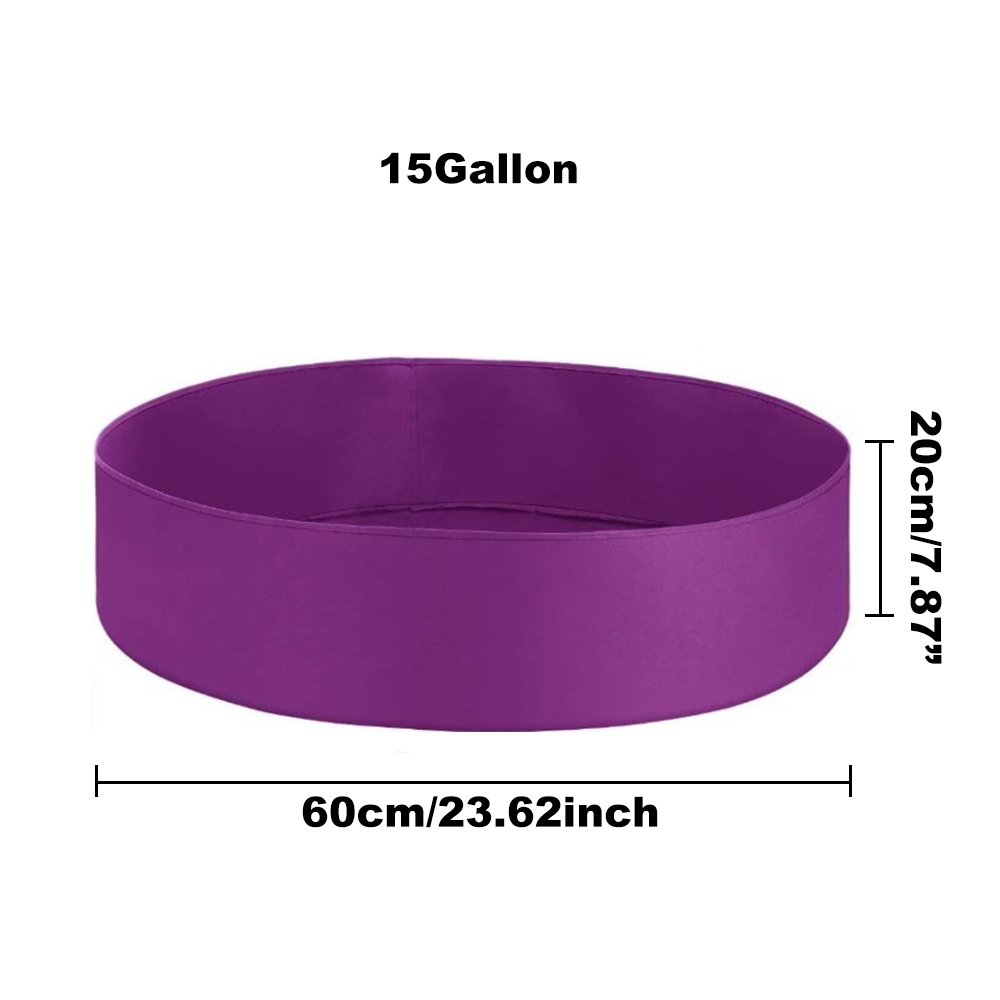 Biodegradable Grow Bags Fabric Raised Garden Beds Planter Pots Durable Breathing Cloth Grow Containers for Vegetable Cultivation: P-60