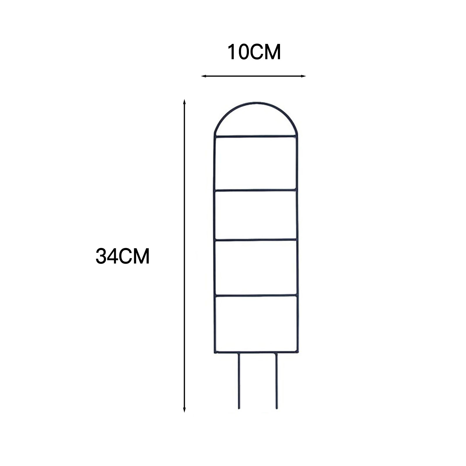 Klimplant Trellis Plant Ondersteuning Tuin Staak Stand Klimrek Ijzeren Bloem Trellis Frame Standhouder Tuin Decor: Zilver