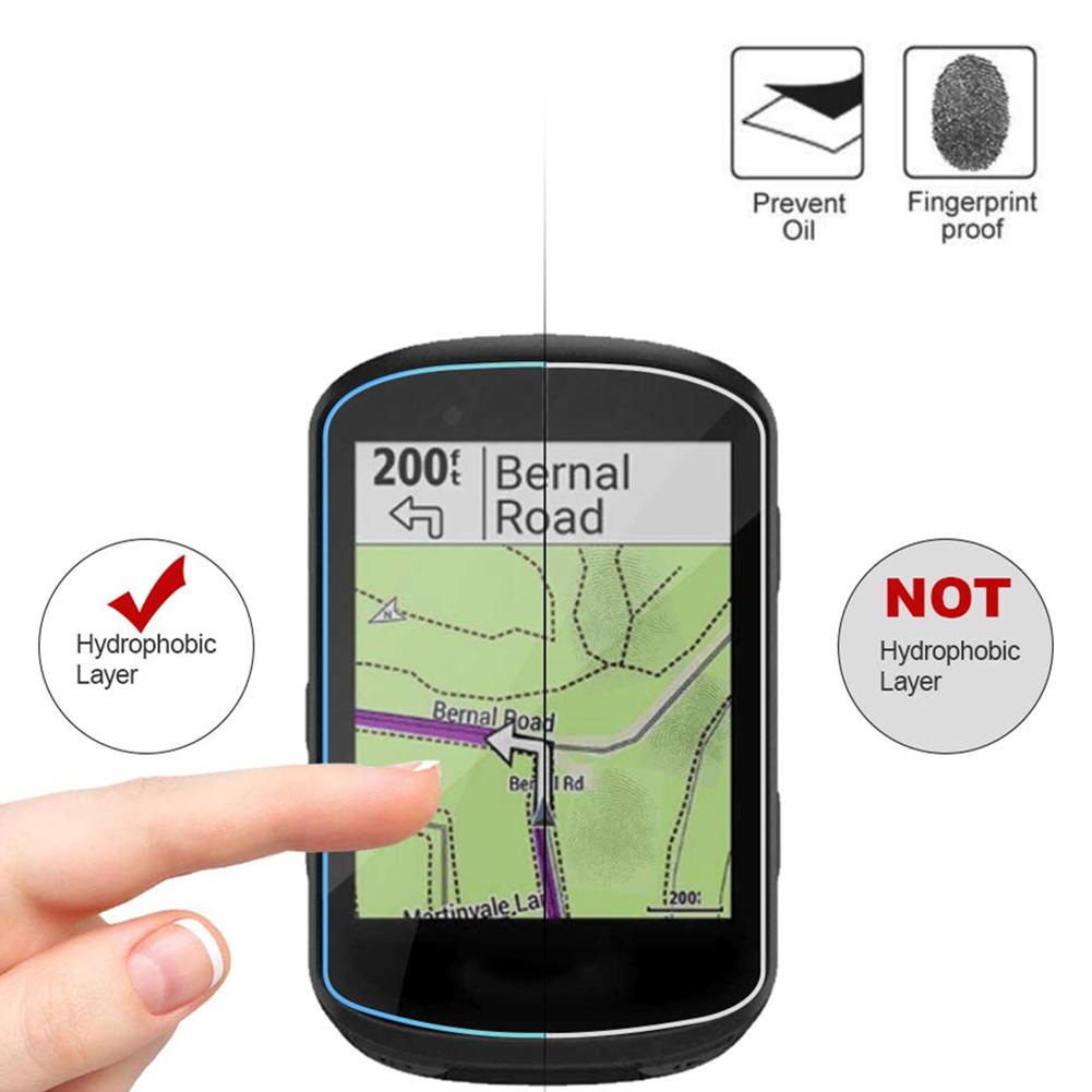 3PCS Screen Tempered Film Screen Protector for Garmin Edge 530/830 Tempered Glass Screen Protectors
