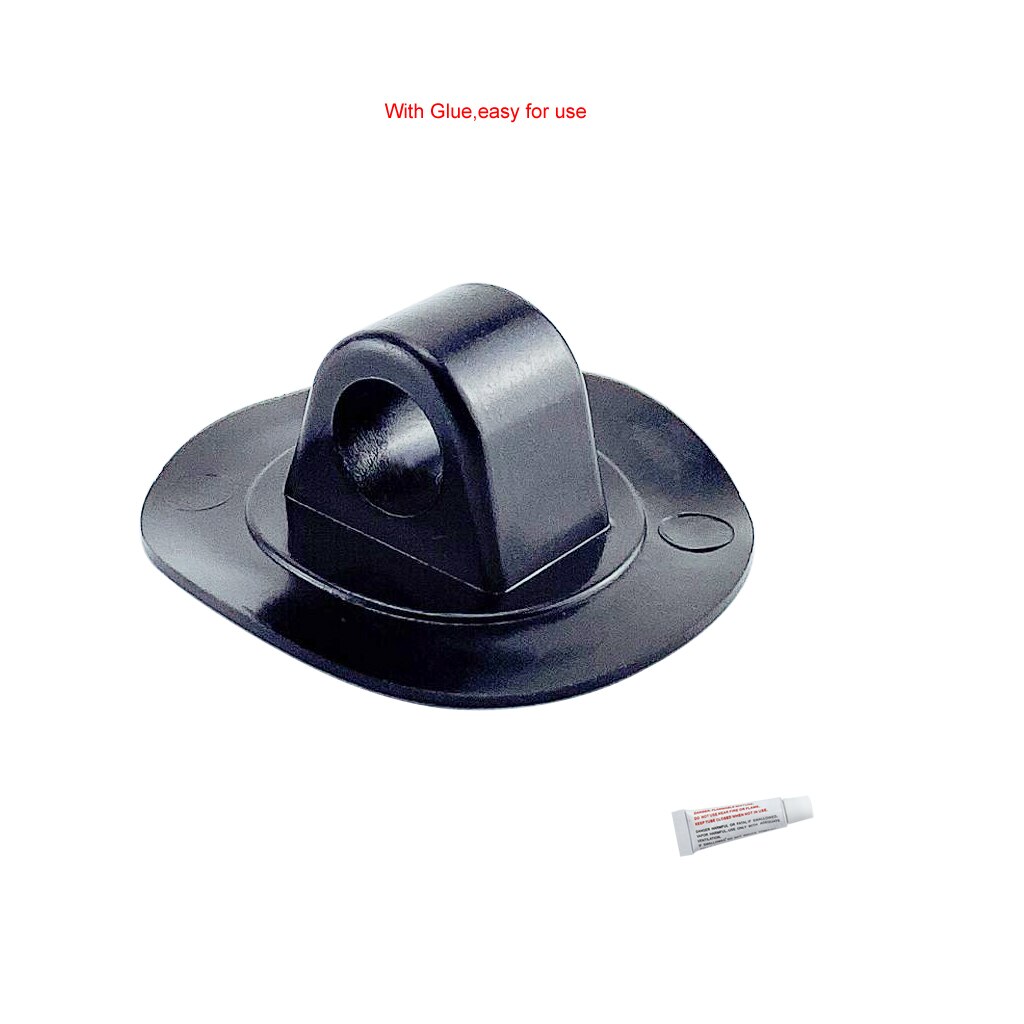 PVC Seil Halterung mit Kleber Clip Haken Seil Schnalle Rudern Boote ziehen Sicher Haken Schlauchboot Kajak Beiboot Zubehör