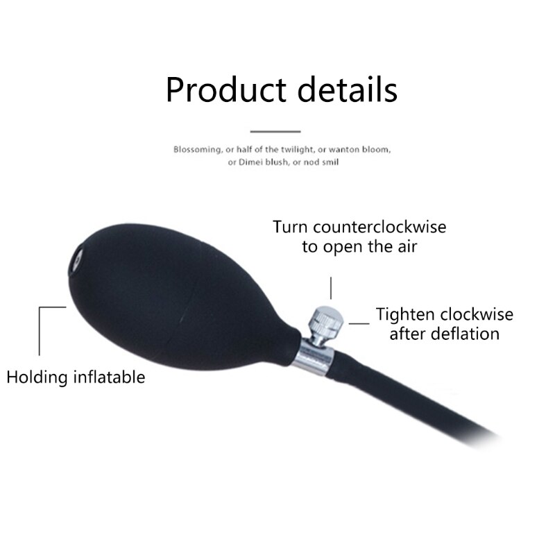 Inflatable Lumbar Pillow Adjustable Back Support Airbag Memory Foam Relieve Back Pain Car Lumbar Support Cushion