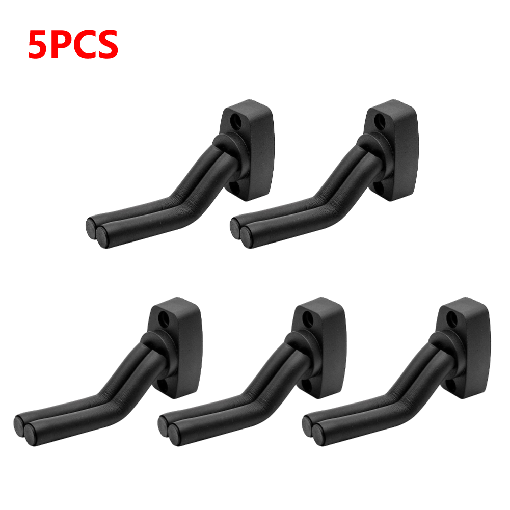 Muurbevestiging Gitaar Hanger Haak Antislip Houder Stand voor Akoestische Gitaar Ukelele Viool Basgitaar Onderdelen Instrument Accessoires: Black