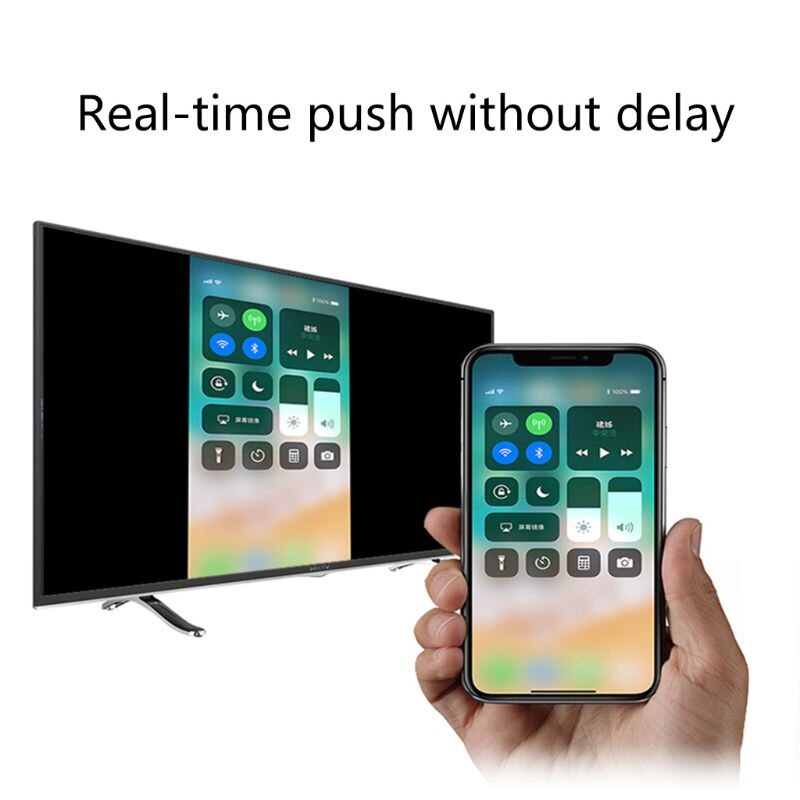 1080P Mirroring Cable Phone to TV HDTV Adapter for iphone A-ndroid R9UA