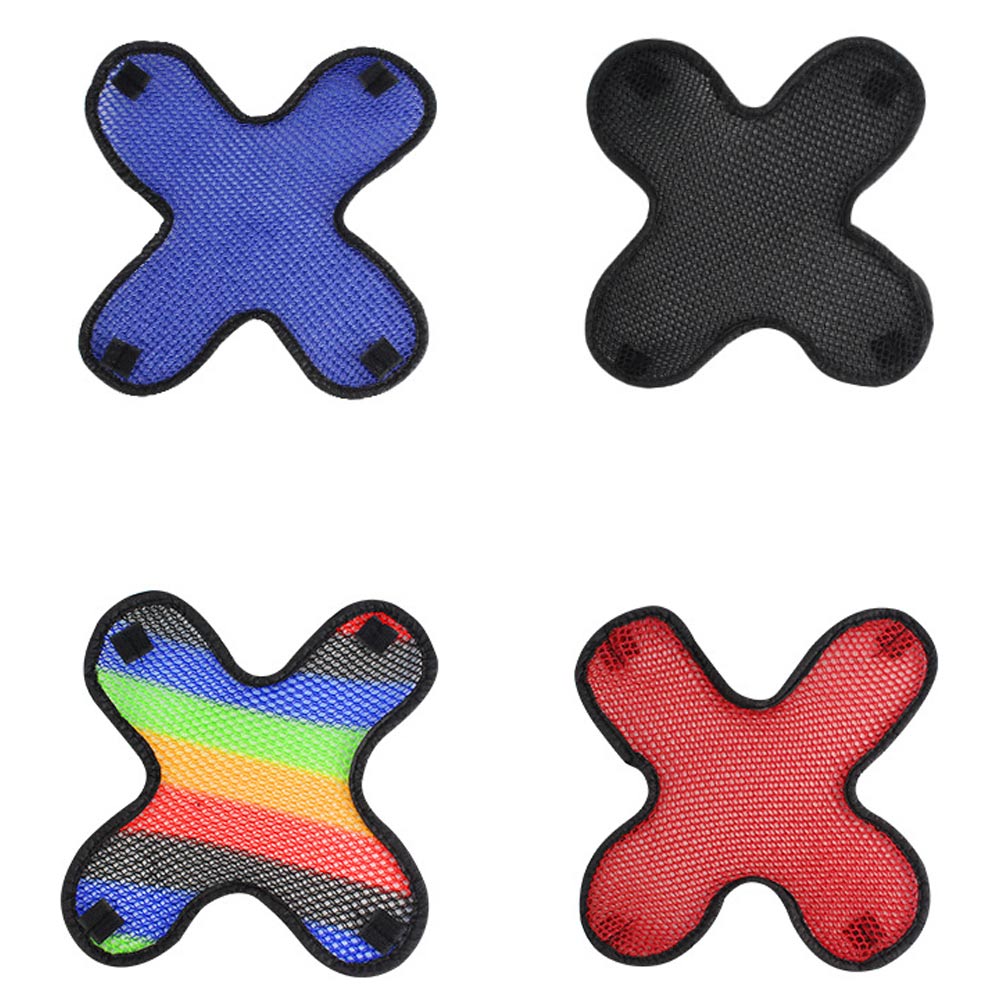 4 Colors Motorcycle Vehicle Helmet Padding Motorcycle Safety Protection Hat Cap Inner 3D Air Mesh Microfiber Helmet Cooling Pad