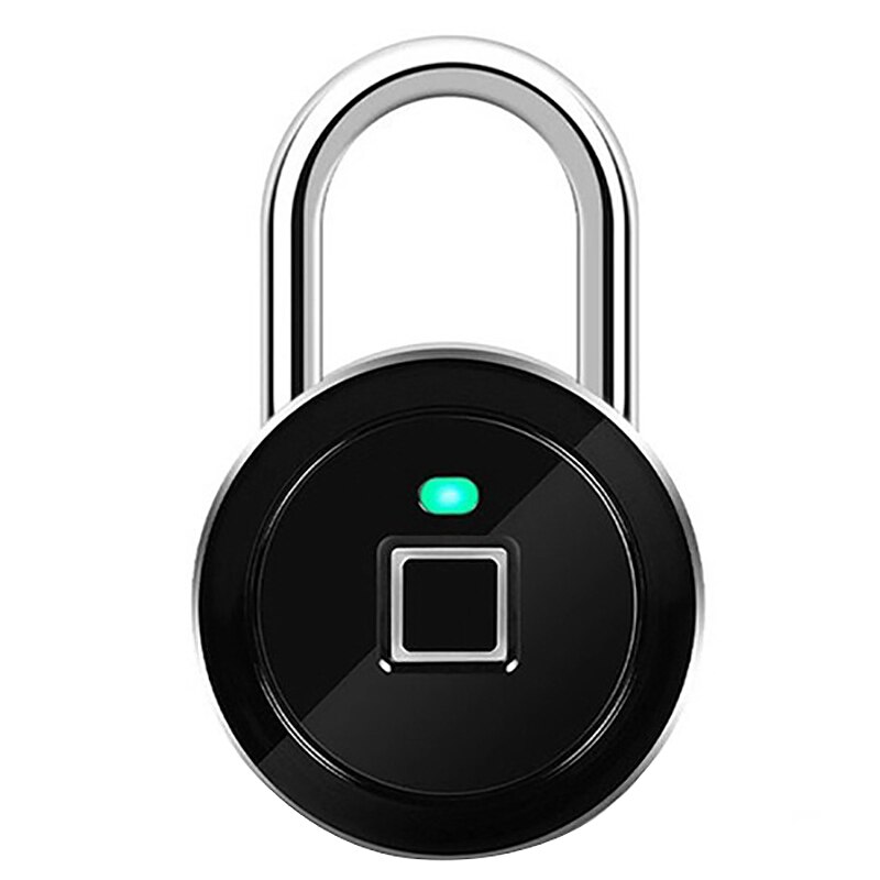 Candado de huella digital con contraseña, candado de huella digital con Bluetooth, candado inteligente para el hogar, candado antirrobo para puerta pequeña