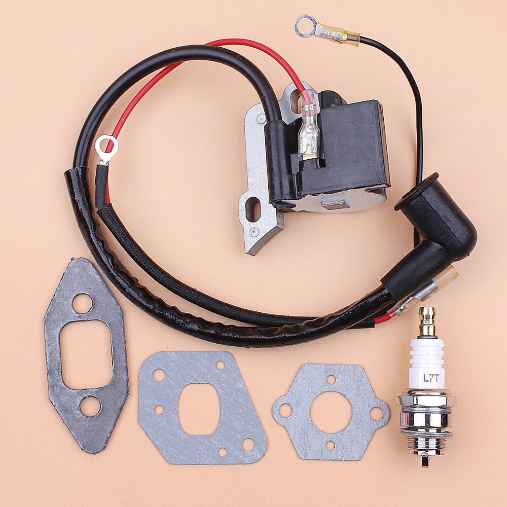 Zündspule Magnet Vergaser Aufnahme Dichtungen für Partner 350 351 370 371 390 420 440 Benzin Kettensäge Ersatzteile Teile