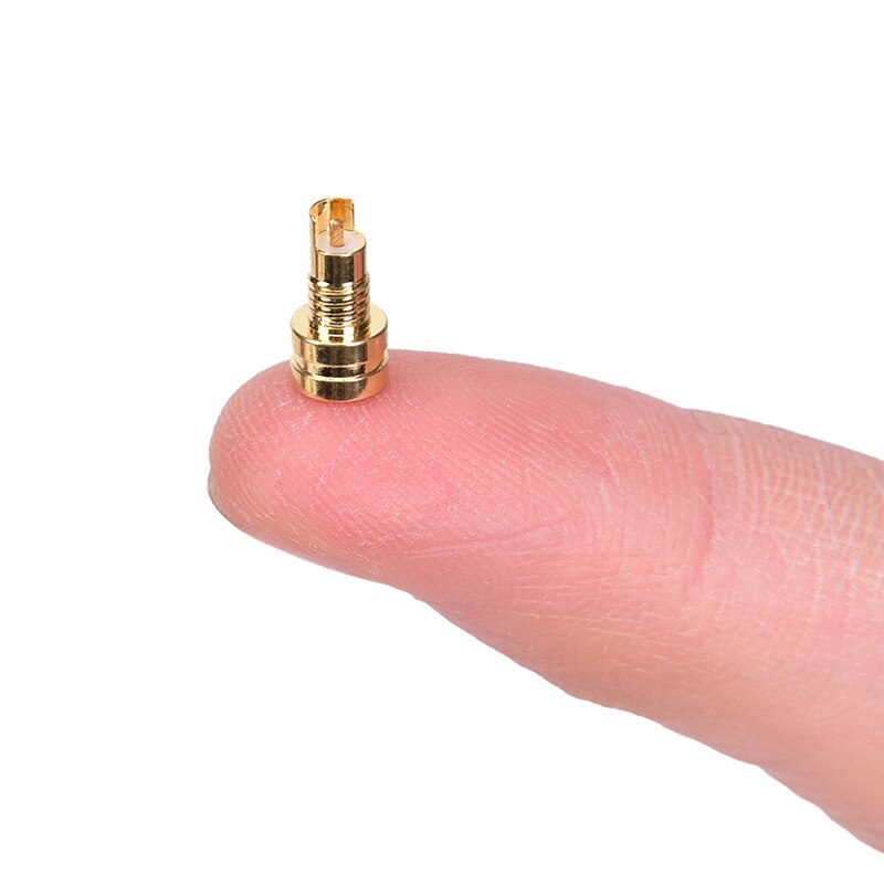MMCX Weibliche Kupfer Jack Lot Draht Stecker PCB montieren Stift IE800 DIY Audio- Stecker Adapter Anschlüsse