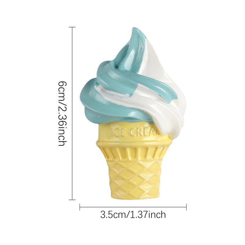 Motorcycle Hat Accessories Falling Ice Cream Spoof Motorcycle Ornament Funny Ornament For Cycling Car Dashboard Decorations