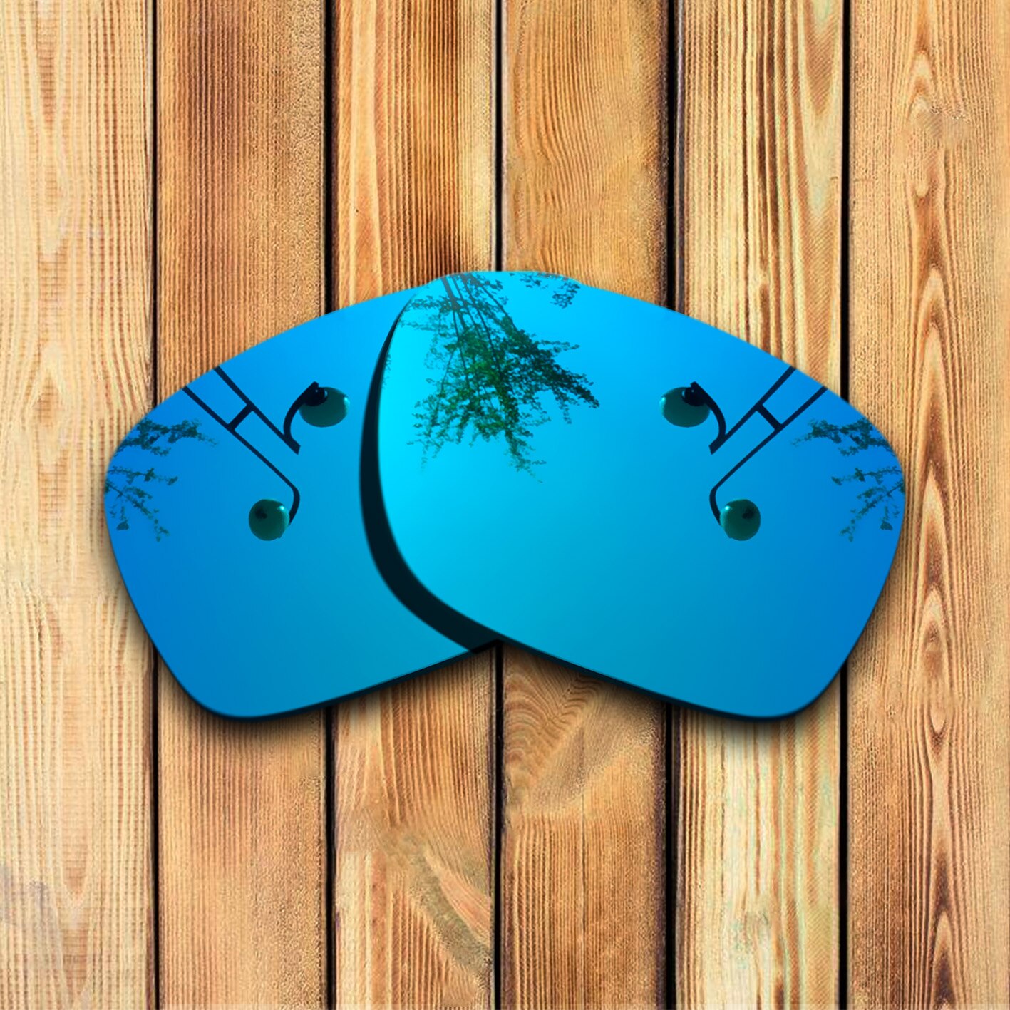 100% Precies Gesneden Gepolariseerde Vervanging Lenzen Voor Arnette Witch Doctor Sunglass-Vele Kleuren: Blue Mirrored