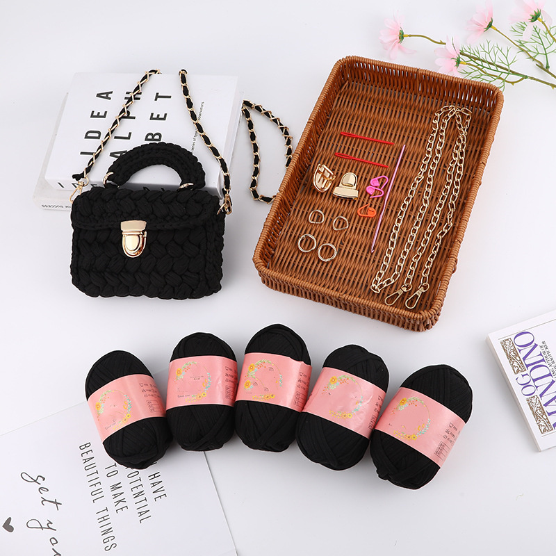 DIY Material Package Handwoven Handmade Crochet Shoulder Messenger Bag Best for Girlfriend: B6