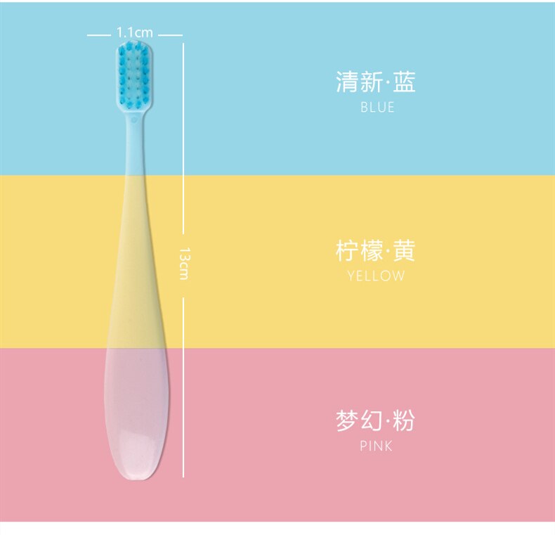 Conjunto de 3 cepillos de dientes de cerdito para bebés, cepillo de dientes de cerdas suaves, cepillo de dientes para niños, cepillos de dientes de entrenamiento, cuidado Dental para bebés