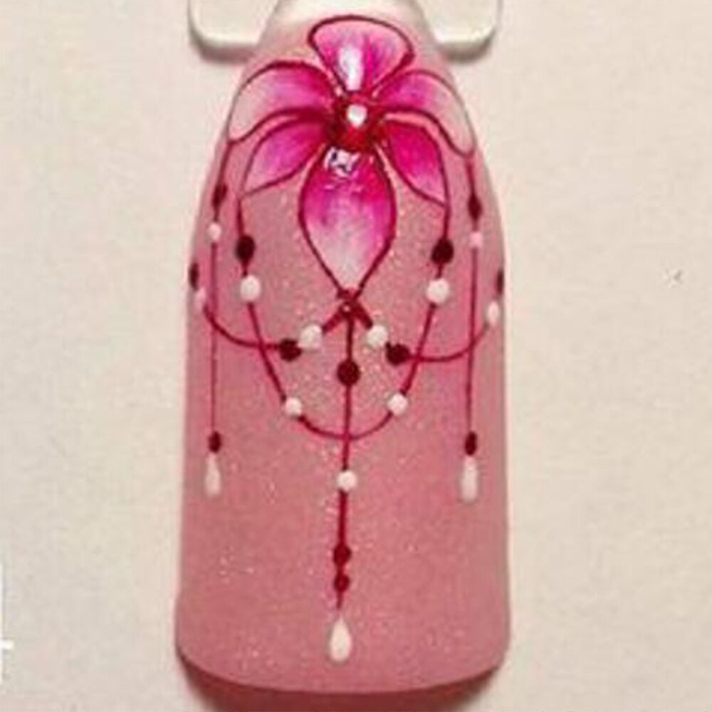 Full Beauty-autocollants pour les ongles, autocollants dégradé violet clair, fleur, Rose, pour filigrane, pour manucure, CHSTZ633-650