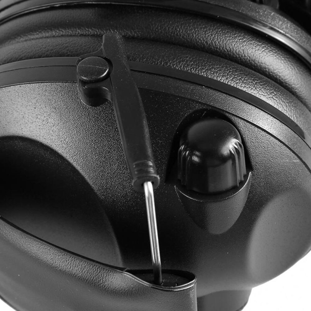 Electronic Earmuffs Hearing Protection Folding Headset Noise Reduction Ear Defenders For Women Men Foldable Reduce Stress