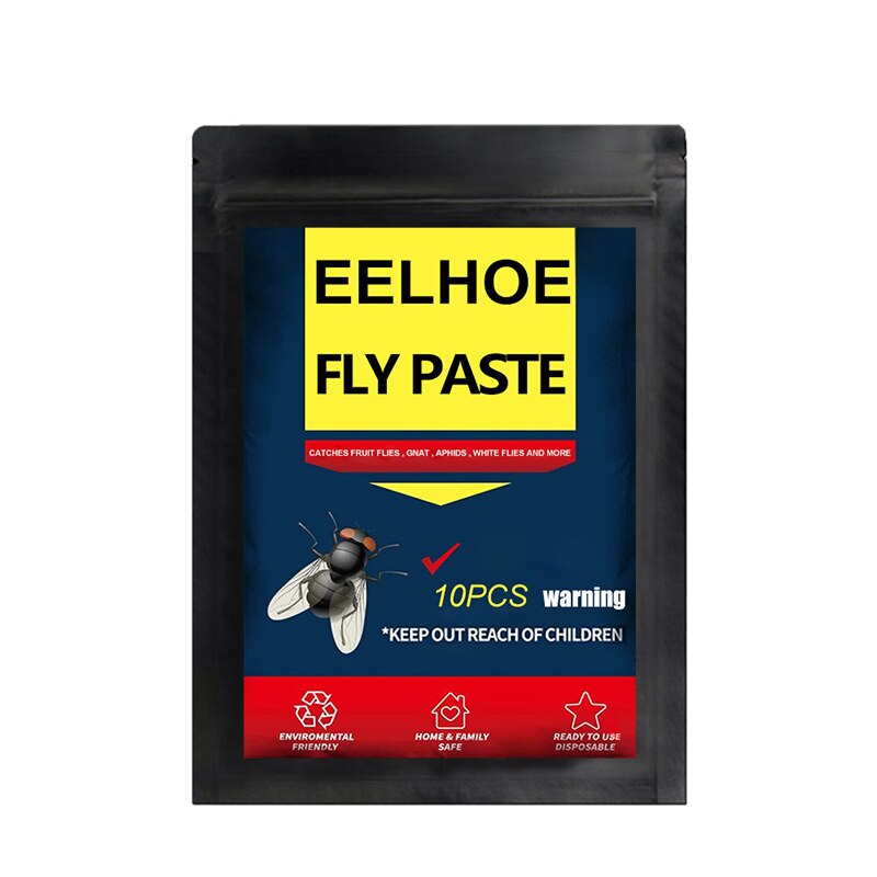 Newly Flies Sticky Multifunctional Fly Catching Paste Practical Fly Catching Tool for Home Living Room Kitchen: 10pcs