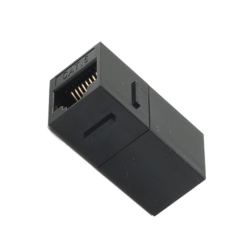 CAT6 Straight Through Module Shielded RJ45 Connector INFO Socket Ethernet Coupler Network Cable Adapter