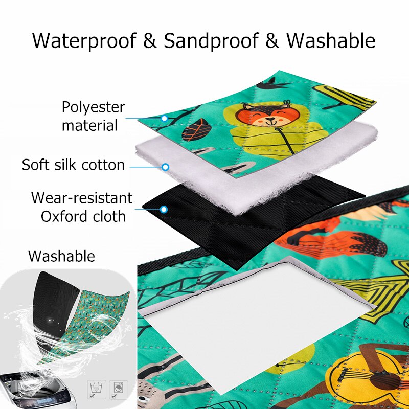 Naturehike Picnic Blanket Foldable Camping Mat Washable Picnic Rug Sandproof Beach Blanket Waterproof Portable Picnic Mat