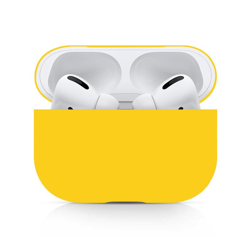 Étui Airpods Pro 3 sans fil Bluetooth, housse de protection pour apple: Lemon yellow