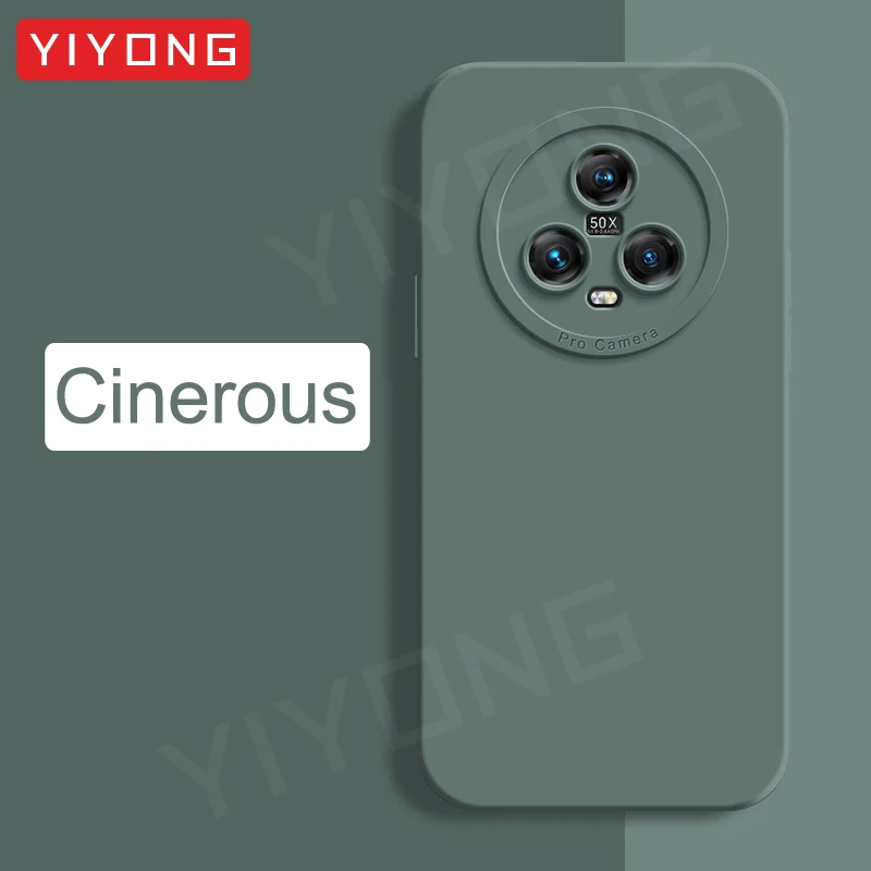 Magic5 Pro Case YIYONG Silky Soft Liquid Silicone Cover For Huawei Honor Magic 5 Lite 6 Pro 5G Magic6 Shockproof Phone Cases: ABS / SKY BLUE