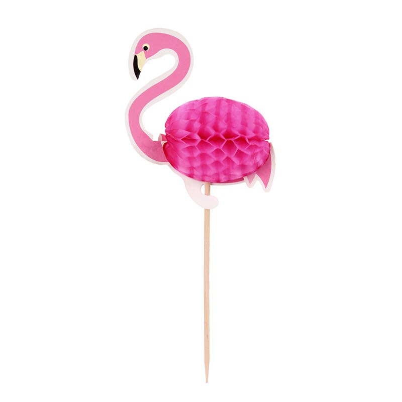 20Stck Holz Karikatur Flamingo Ananas Obst Gabel Stöcke Buffet Cupcake Cocktail Gabeln Festival Geburtstag Backen Nachtisch Gabel Dekor