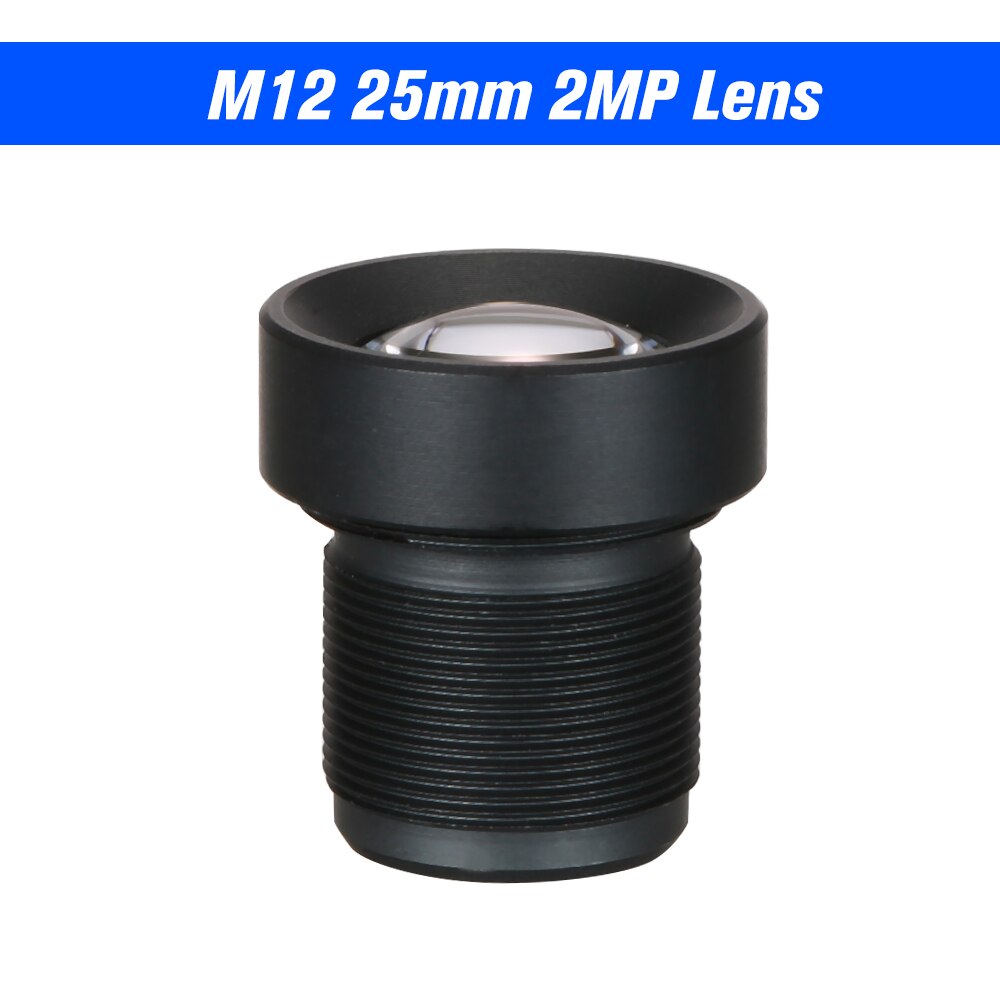 Lens CCTV Lens M12 Mount Lens Wide Viewing Angle 12 Degree 2.0 Megapixel Suitable for 1/3" & 1/4" CCTV Security Camer Sensor