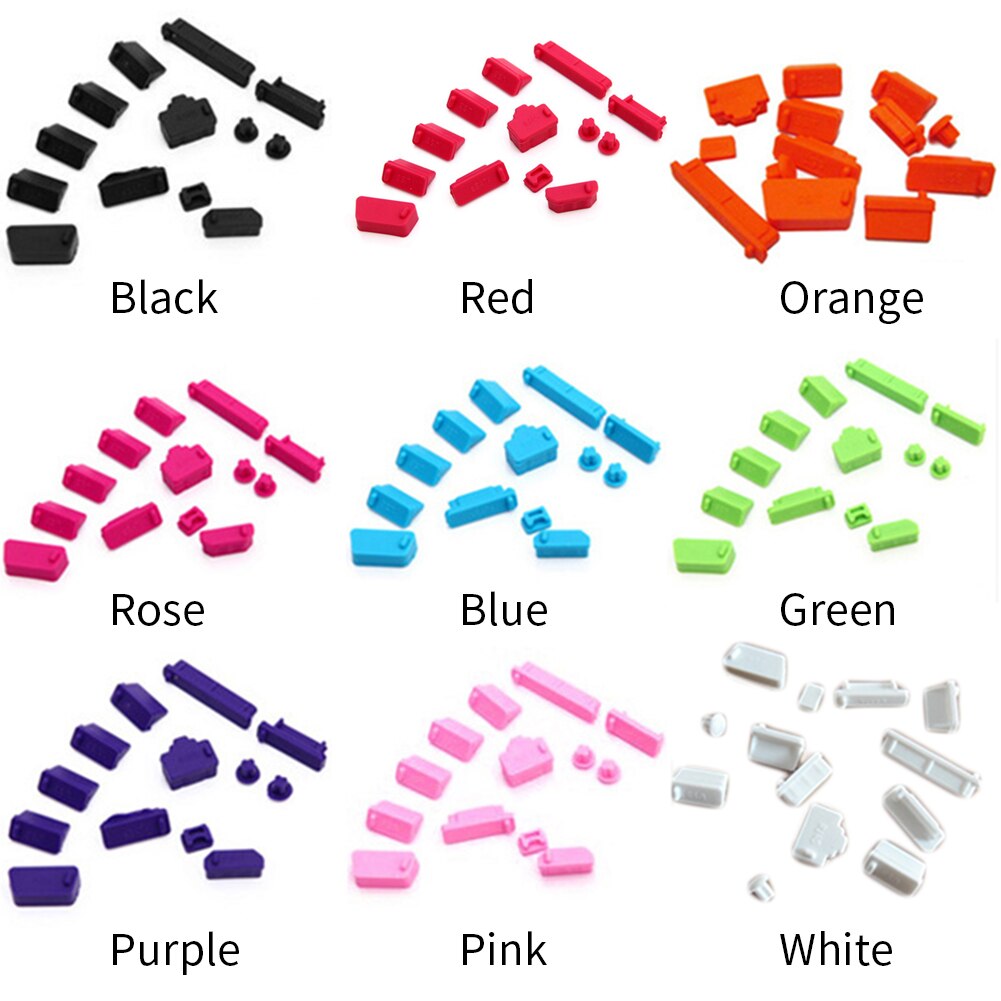 13pcs Universal Dustproof USB Silicone Notebook Stopper Computer Accessories Cover Laptops Dust Plug