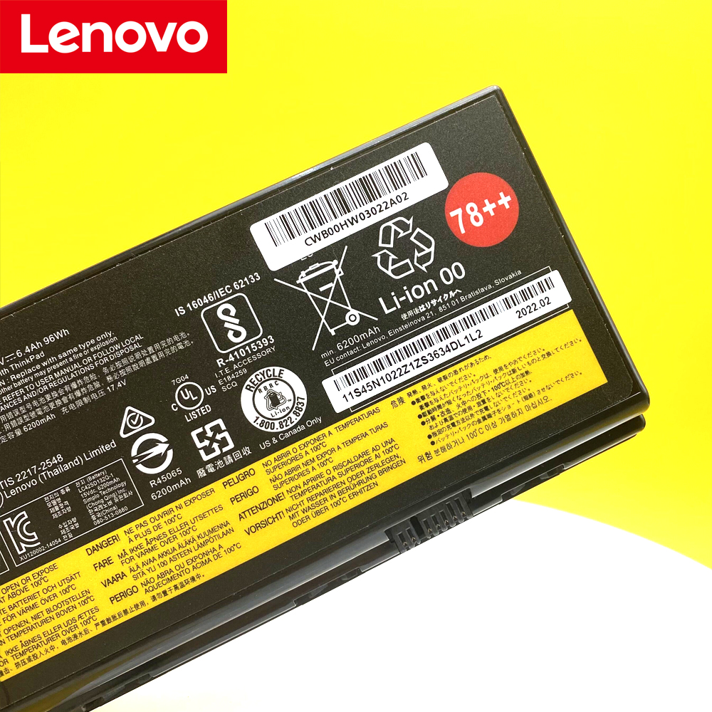 Original Laptop Battery For Lenovo ThinkPad P70 P71 P72 00HW030 SB10F46468 01AV451