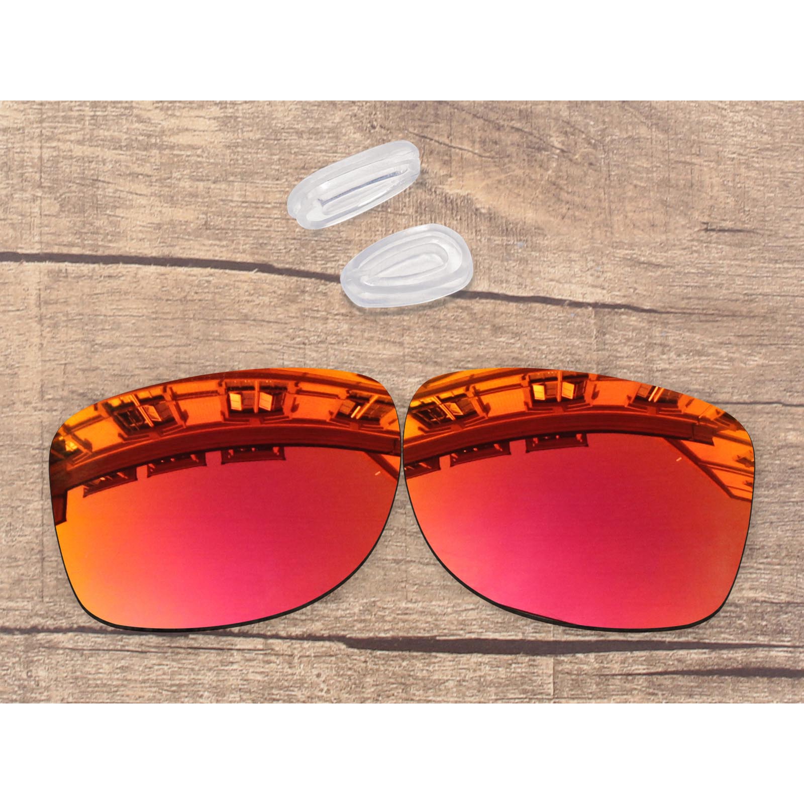Vonxyz 20 + Kleurkeuzes Gepolariseerde Vervanging Lenzen Voor-Oakley Gauge 8 L OO4124-62 Frame: Ruby-Nose Pads