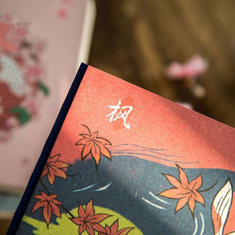 Bonito planificador mensual "Koi Fish", Agenda de estudio, cuaderno de bolsillo, diario de viaje, papelería,