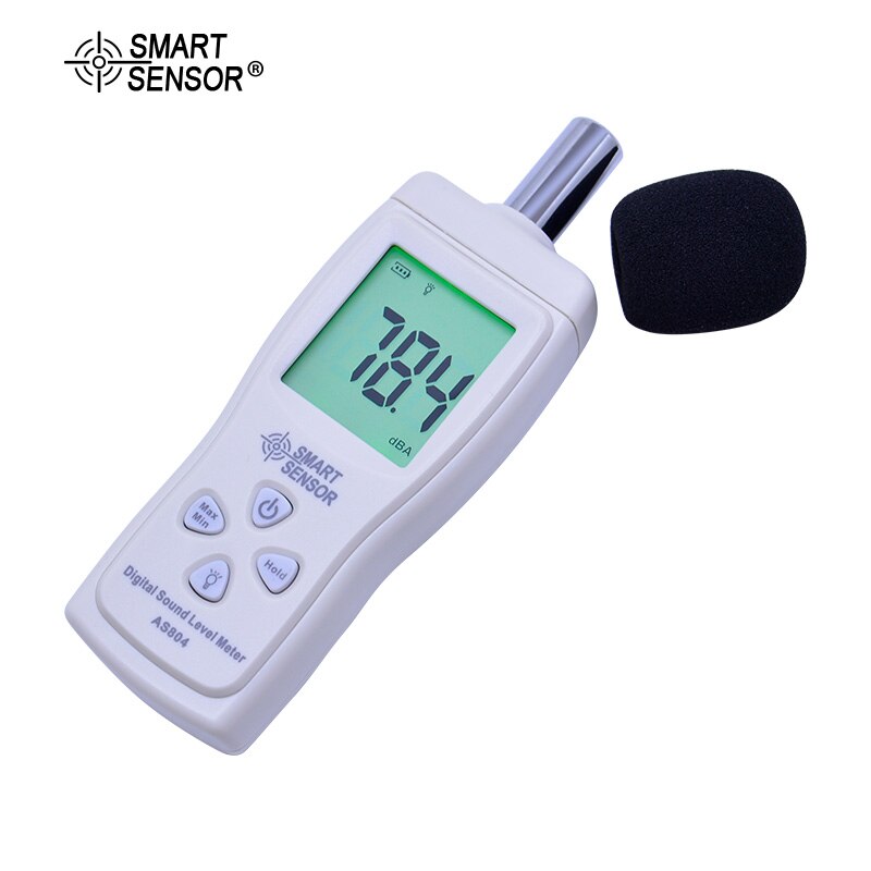SMART SENSOR AS804 Digital sound level meter 30-130dB Noise dB Decibel meter monitor Tester Metro Noise Tester Diagnostic-tool