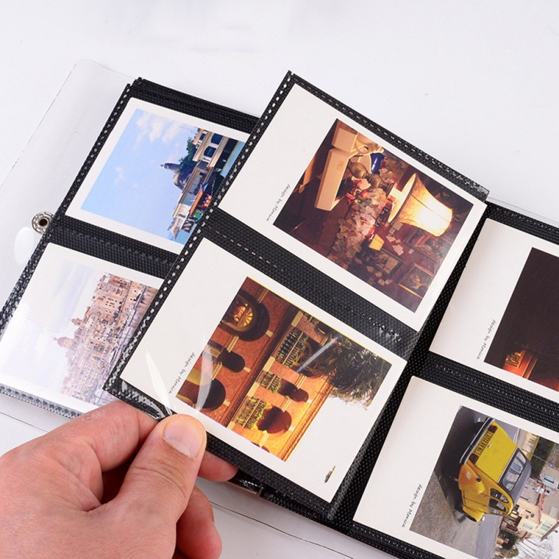 Loose-leaf PP photo Album Ticket Storage Postcard 3 Inch100pcs Photo Album Stamp Collection Albums