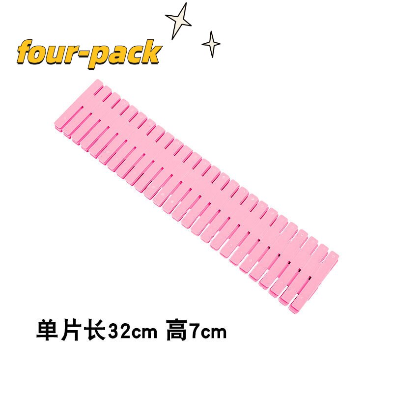 Drawer storage partition partition free combination classification sorting lattice drawer partition baffle organizer: e