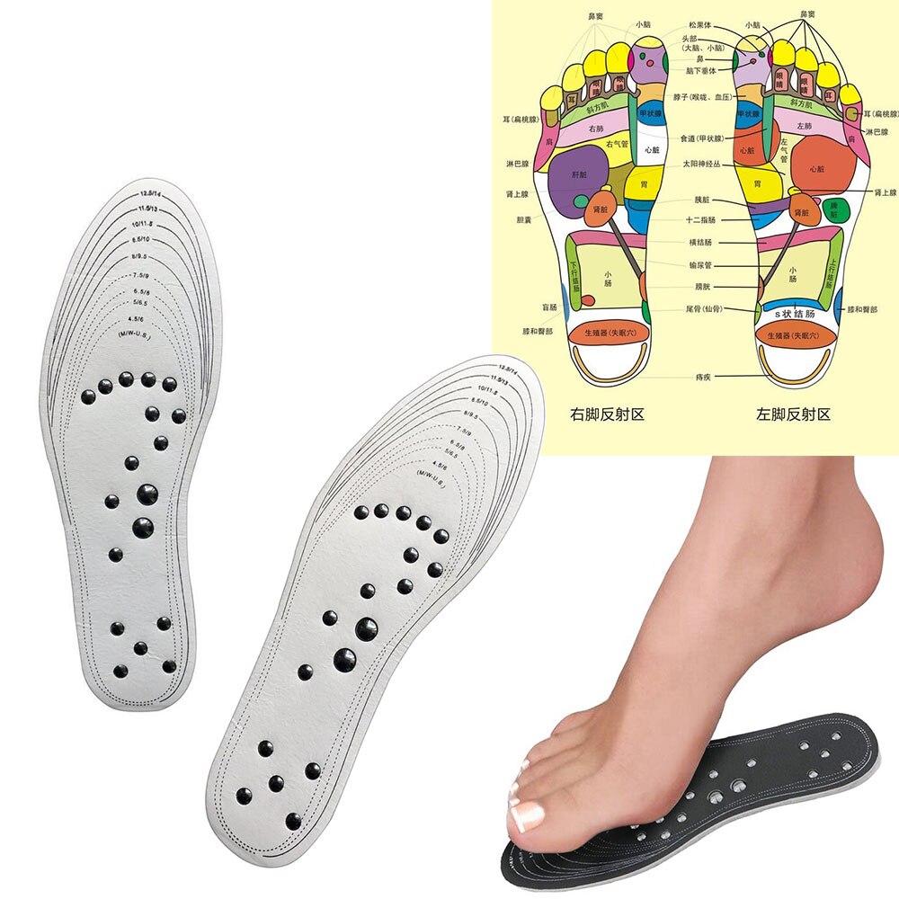Magnetische Acupressuur Voet Massager Massage Mat Voor Body Voet Stress Pad Spike Mat En Kussen Spierstimulator