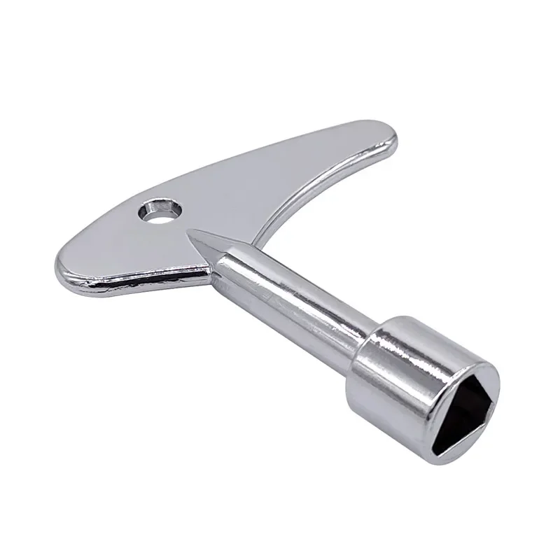 Triangle key Square lock airfoil lock that be applied to train High-speed rail Elevator and Cabinet door key: Silver